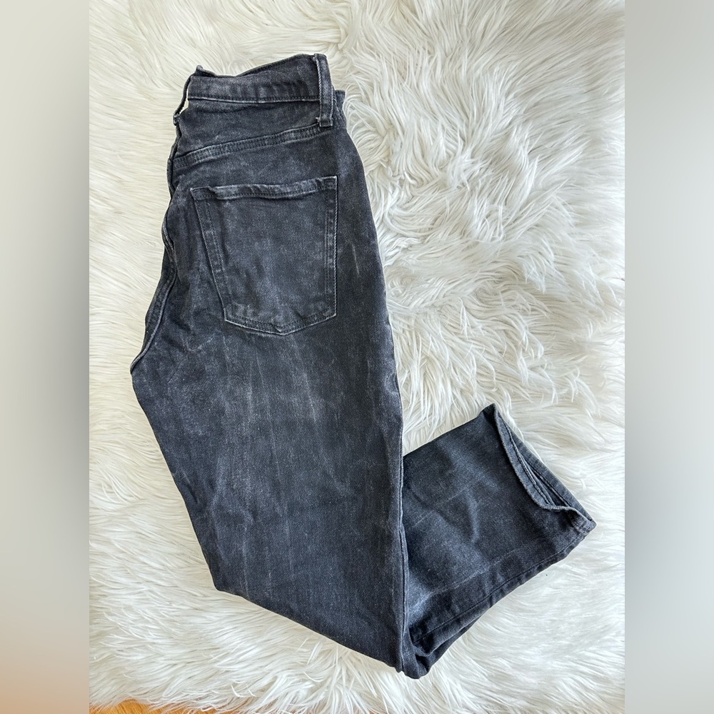 Curvy sky-high straight leg jeans